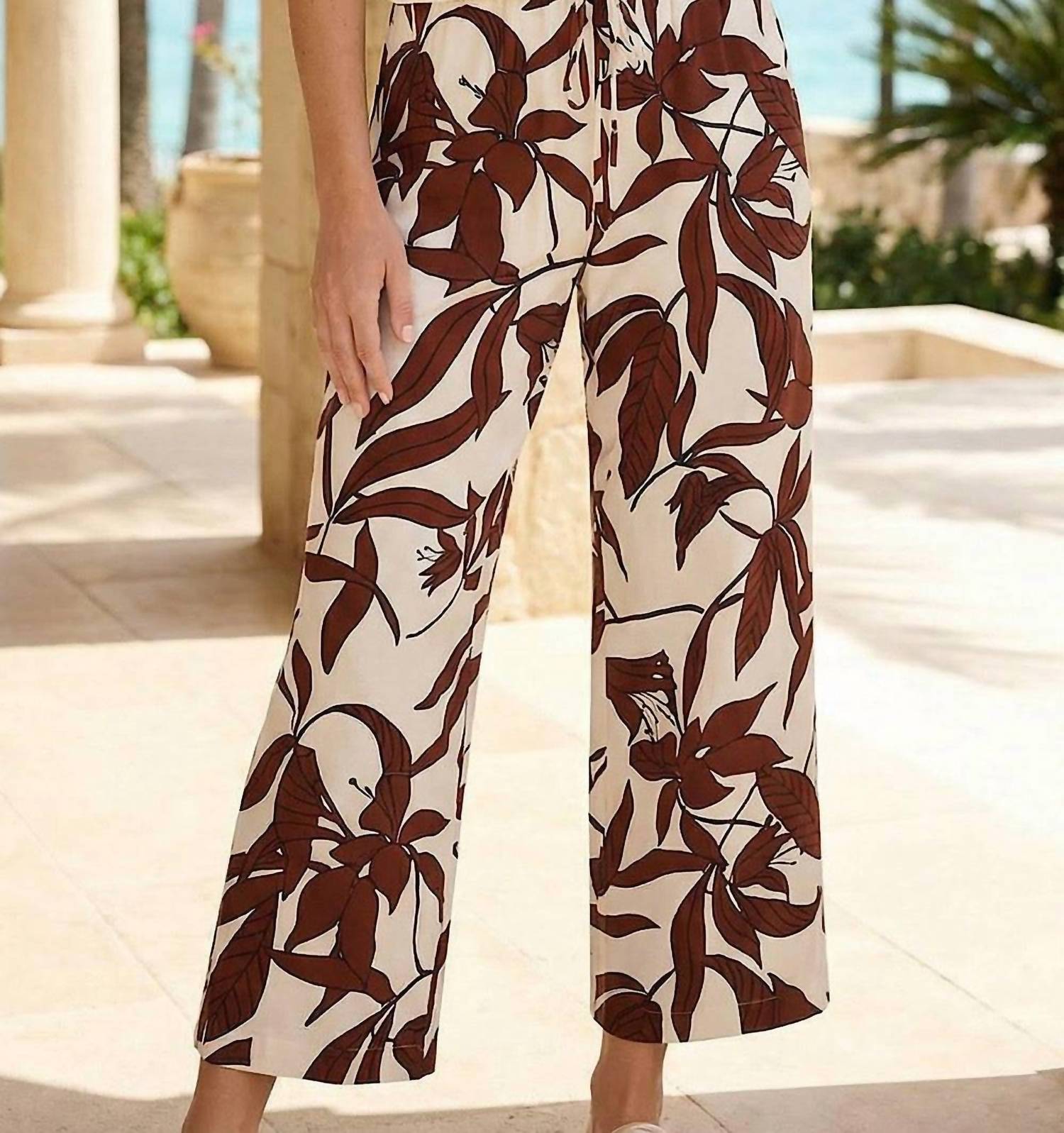 Karen Kane - Drawstring Ankle Pants