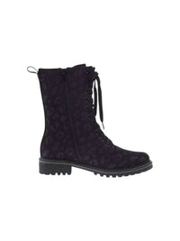 Boutique By Corkys Women's Fomo Boot in black leopard - women's shoe - detail view