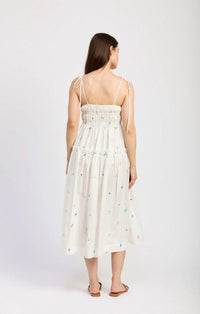 En Saison - Nellie Tie Shoulder Straps Midi Dress