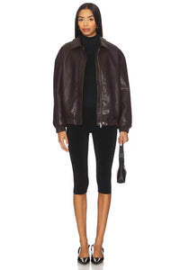 Enza Costa - Leather Zipper Jacket