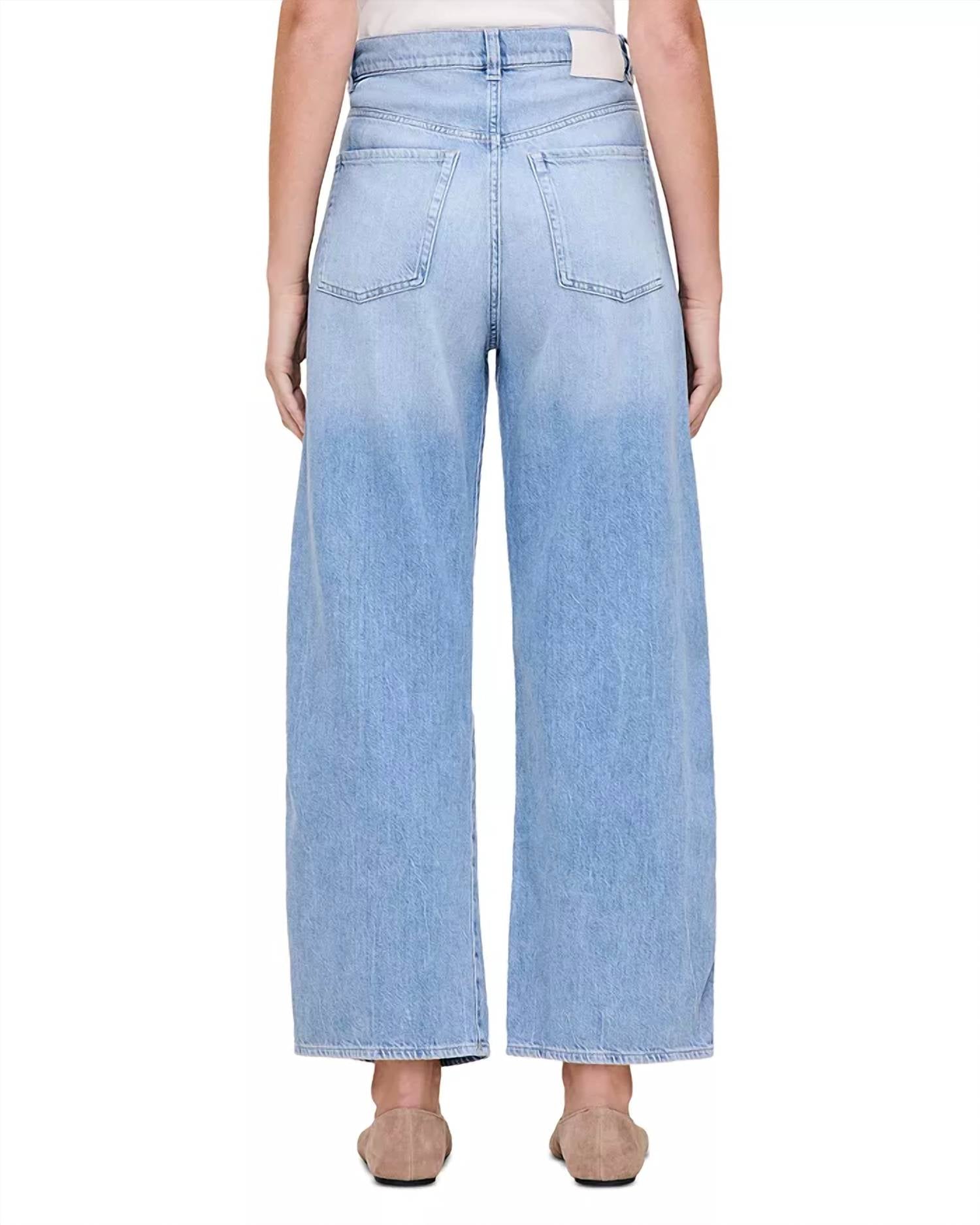 Dl1961 - Women'S - Taylor Aura Relaxed Barrel Ultra High Rise Drawstring Jeans