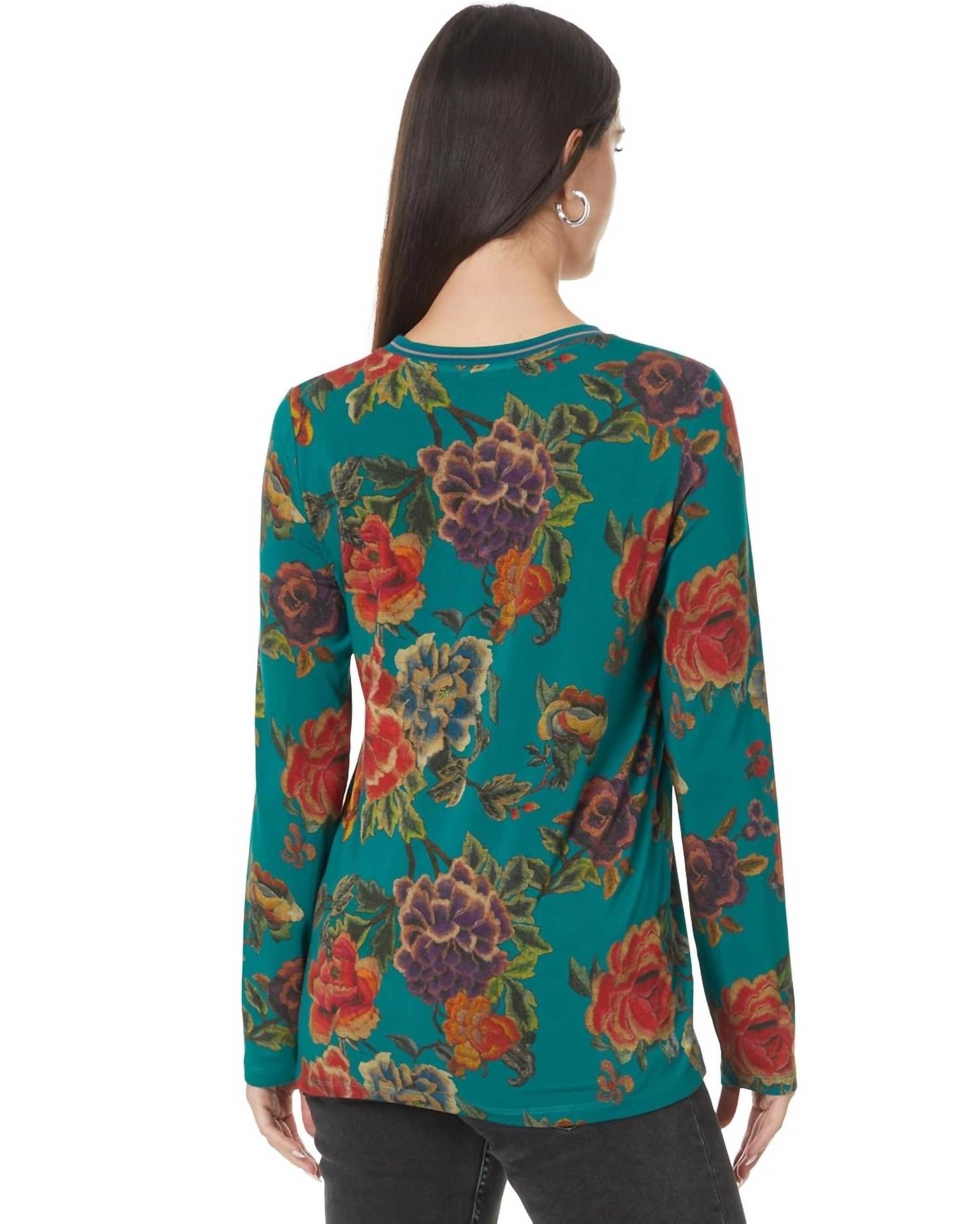 Johnny Was - The Janie Favorite Long Sleeve Crew Neck Tee