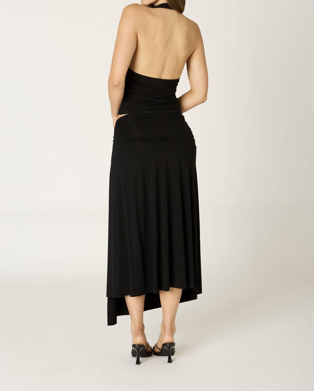 Cotton Candy LA Santa Monica Skirt in black - women's skirt - alternate view