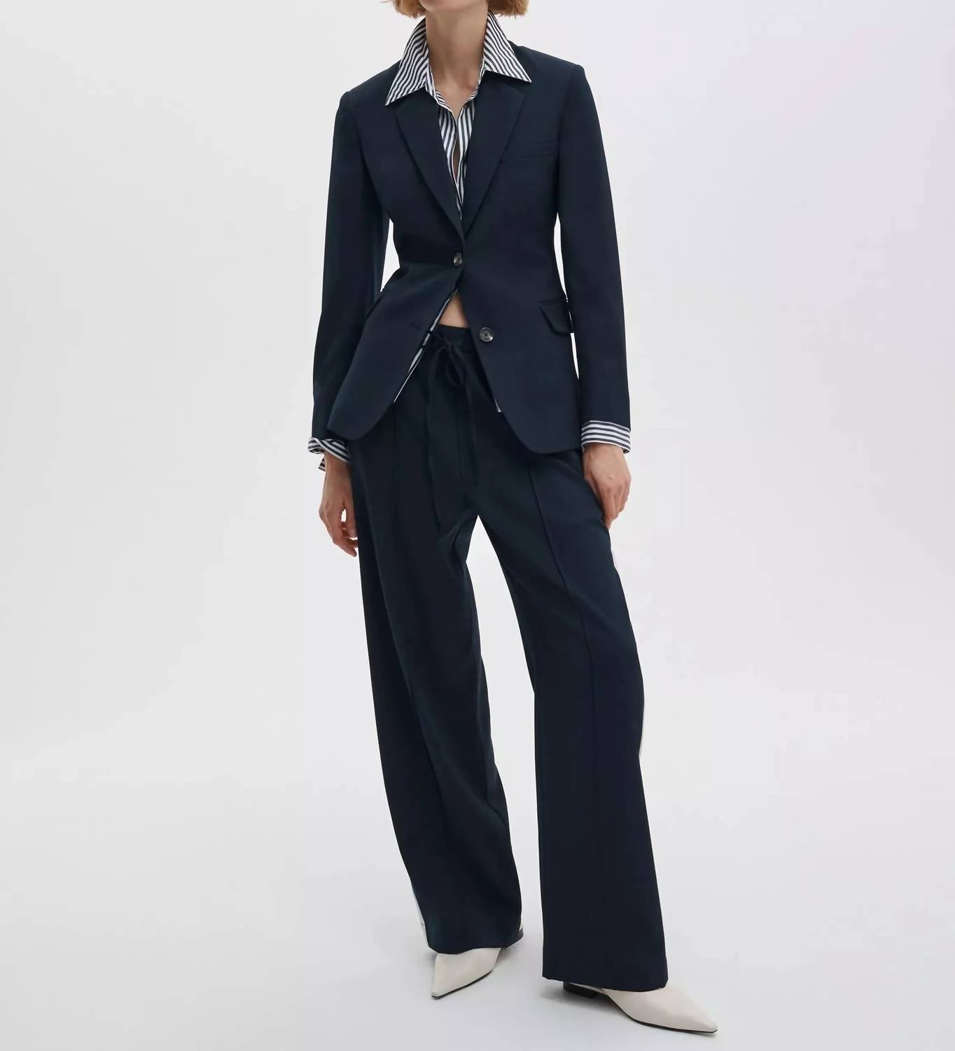 Rag & Bone - Siena Wool Side Stripe Pants
