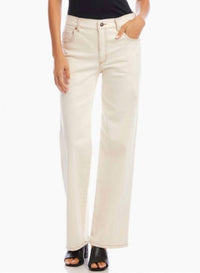 Karen Kane - Full Length Wide-Leg Jeans