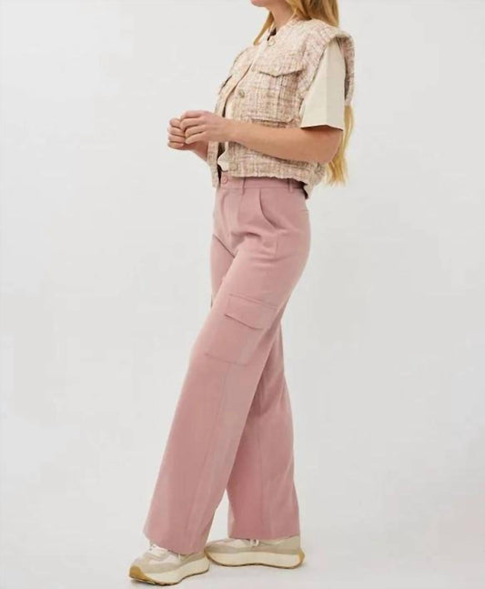 Esqualo - Wide Leg Cargo Trousers