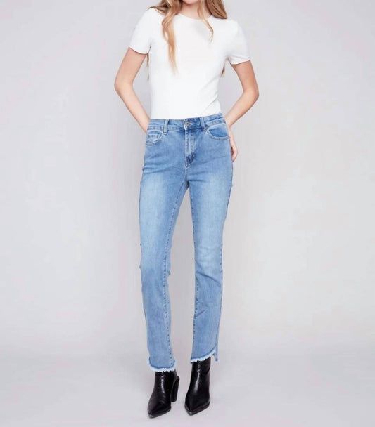 Charlie B - Bootcut Jeans With Asymmetrical Hem