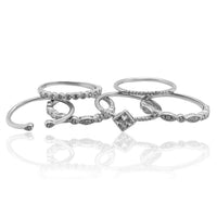 Allyanna Gifts - Women's Marbella Stackable Ring Set