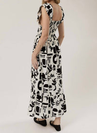 Gilli - Smocking Top Midi Dress