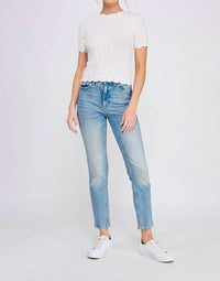 Allie Rose - Pointelle Knit Top