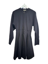 Ulla Johnson Ansel Zip Front Mini Dress in noir - women's dress