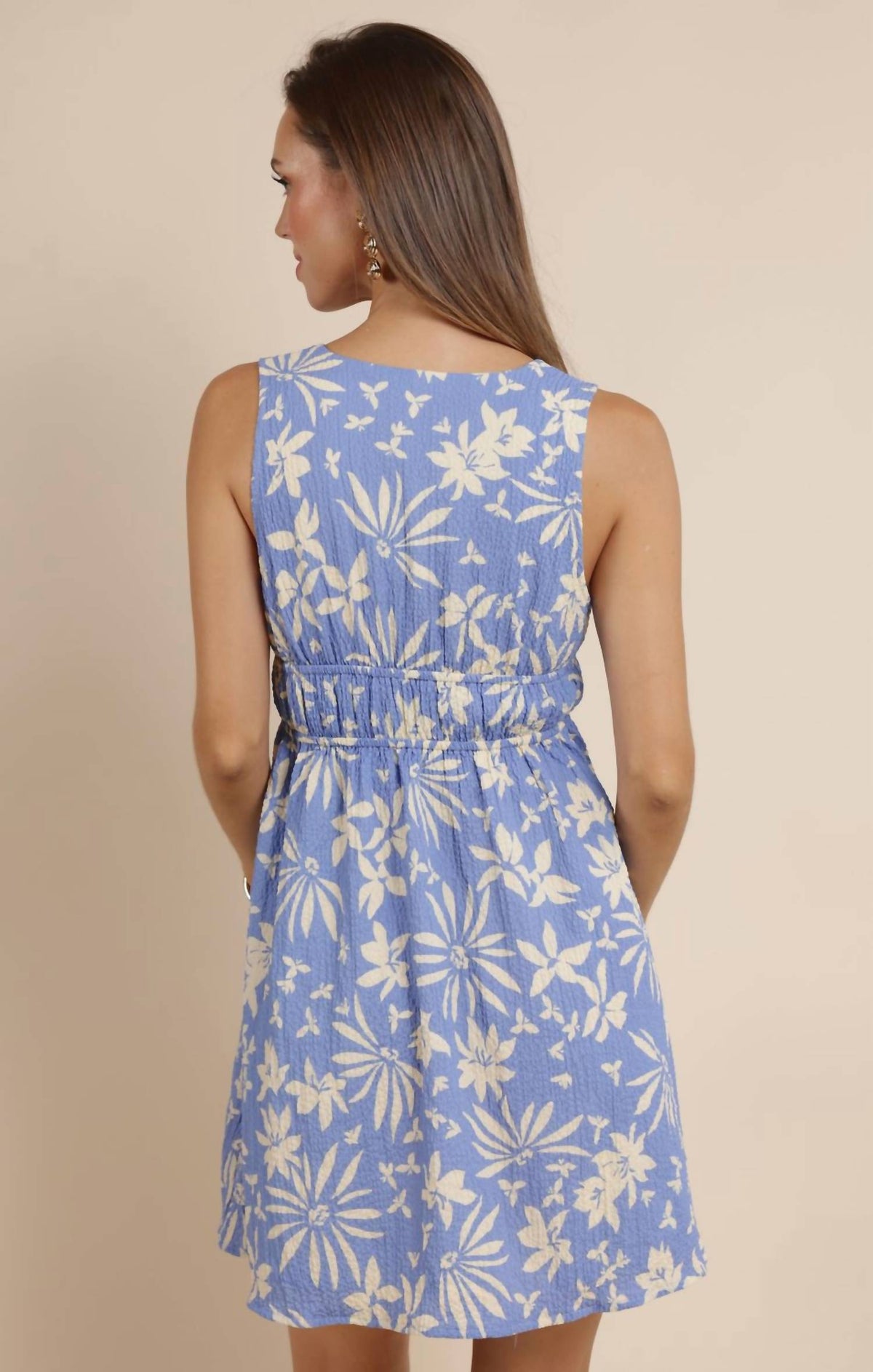 Sage The Label - Flower Trail Printed Mini Dress