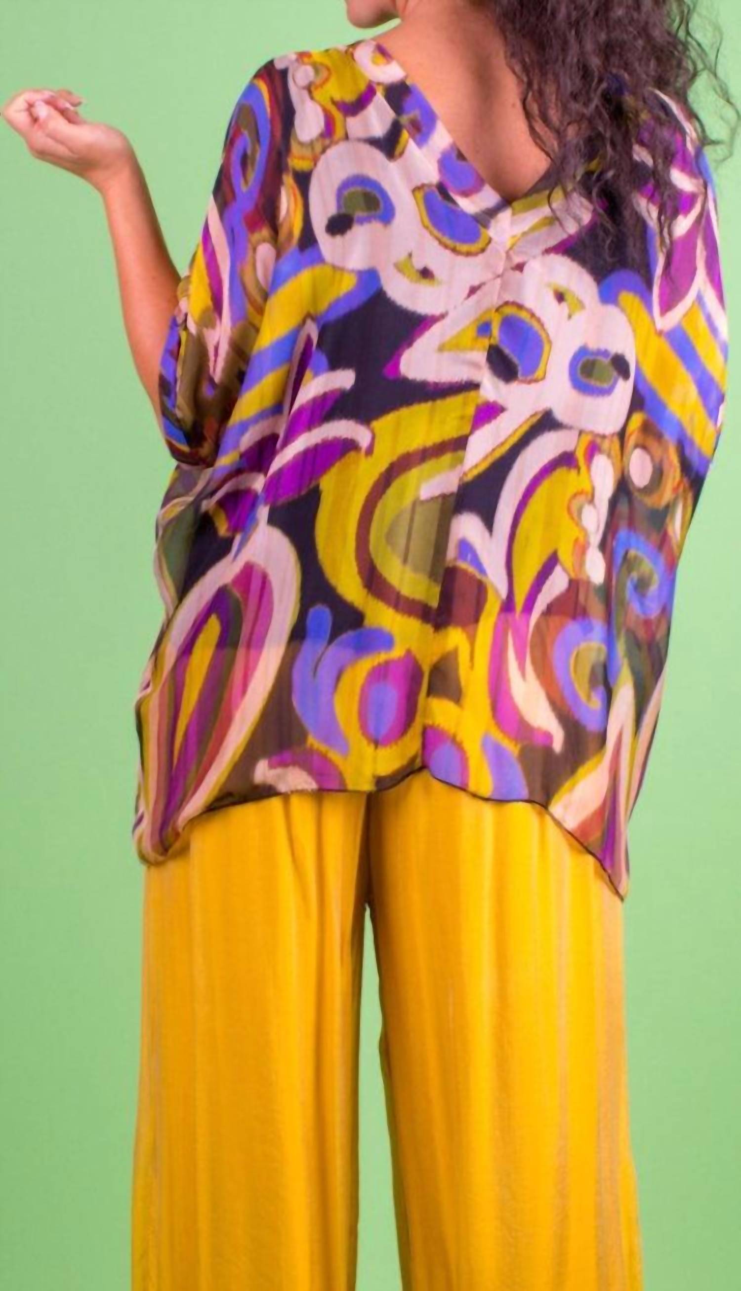 Gigi Moda - Lizane Swirl Print Blouse