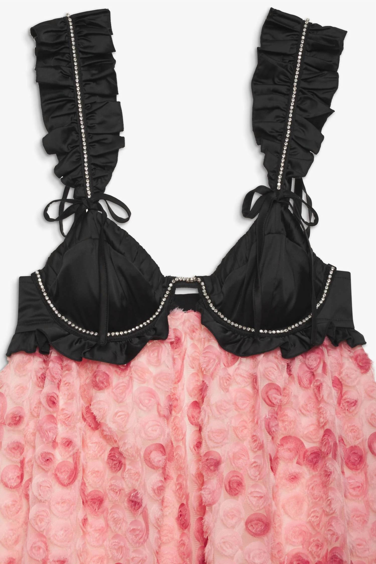Lil Lemons By For Love And Lemons - Skye Babydoll Bustier Mini Dress