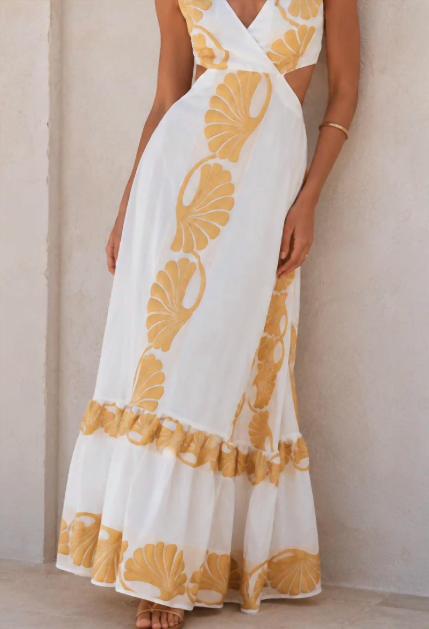 Mystery Resort - Riviera Shell Maxi Dress