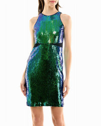 Nicole Miller - Kendall Sequin Sleeveless Mini Dress
