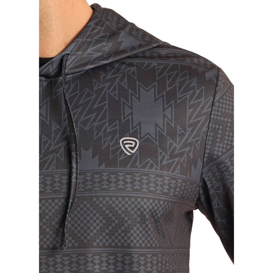 Rock & Roll Denim - Performance Aztec Light Weight Hoodie