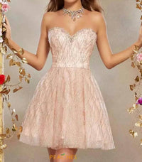 MORILEE Women's Homecoming Dress in rosegold - women's dress