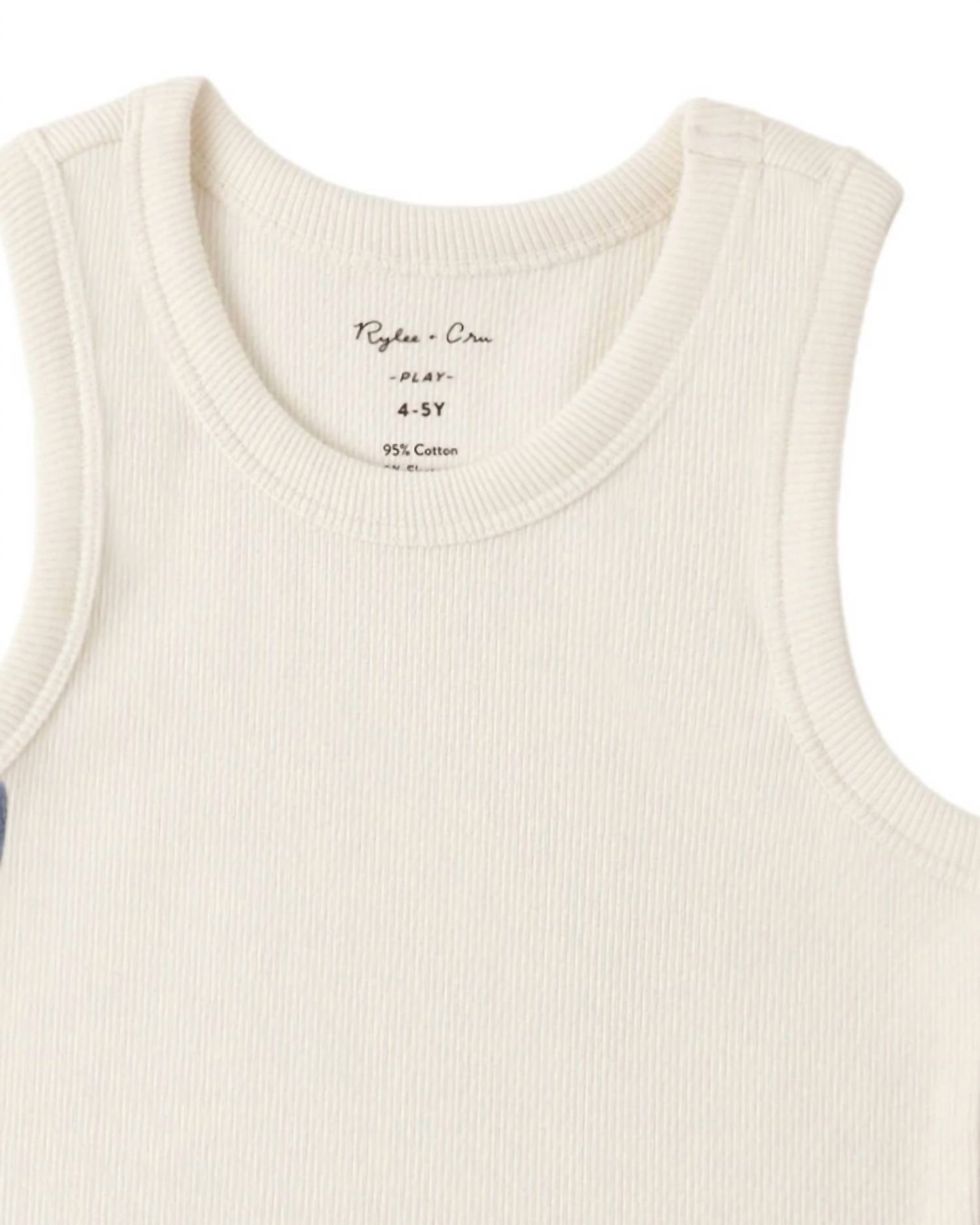 Rylee + Cru - Kid's Ribbed Tank Set