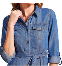 Tribal - Denim Long Sleeve Dress