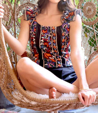 Eva Franco - Embroidered Corset Top