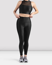 Bloch - Mirella Glow High Neck Crop Top