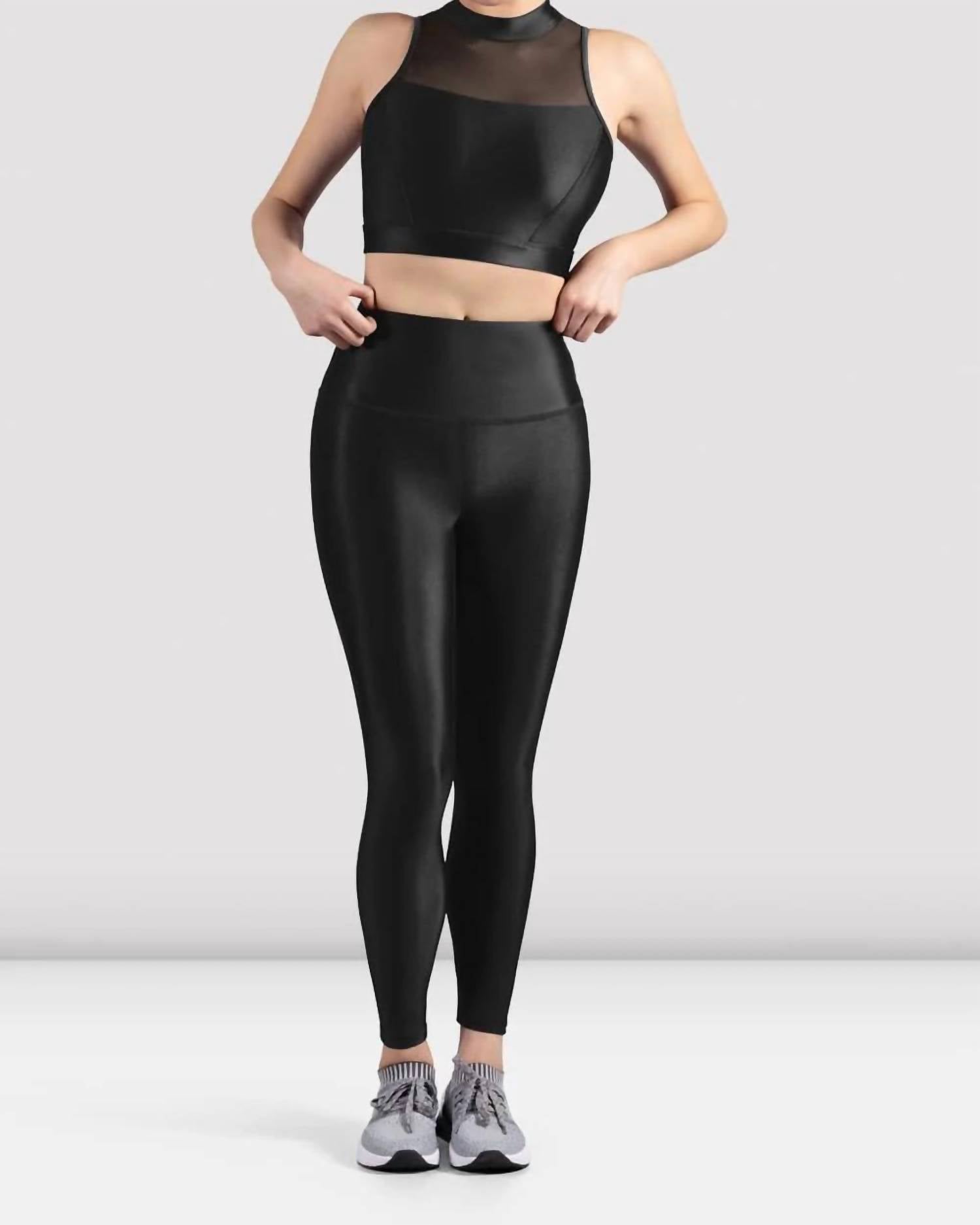 Bloch - Mirella Glow High Neck Crop Top