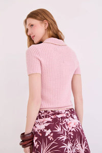 Cara Cara - Melody Crochet Polo Shirt