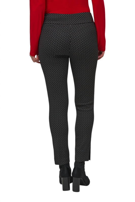 Joseph Ribkoff - Jacquard Abstract Print Pull On Pants