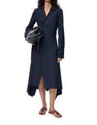Loewe - Asymmetric Silhouette Wrap Front Dress