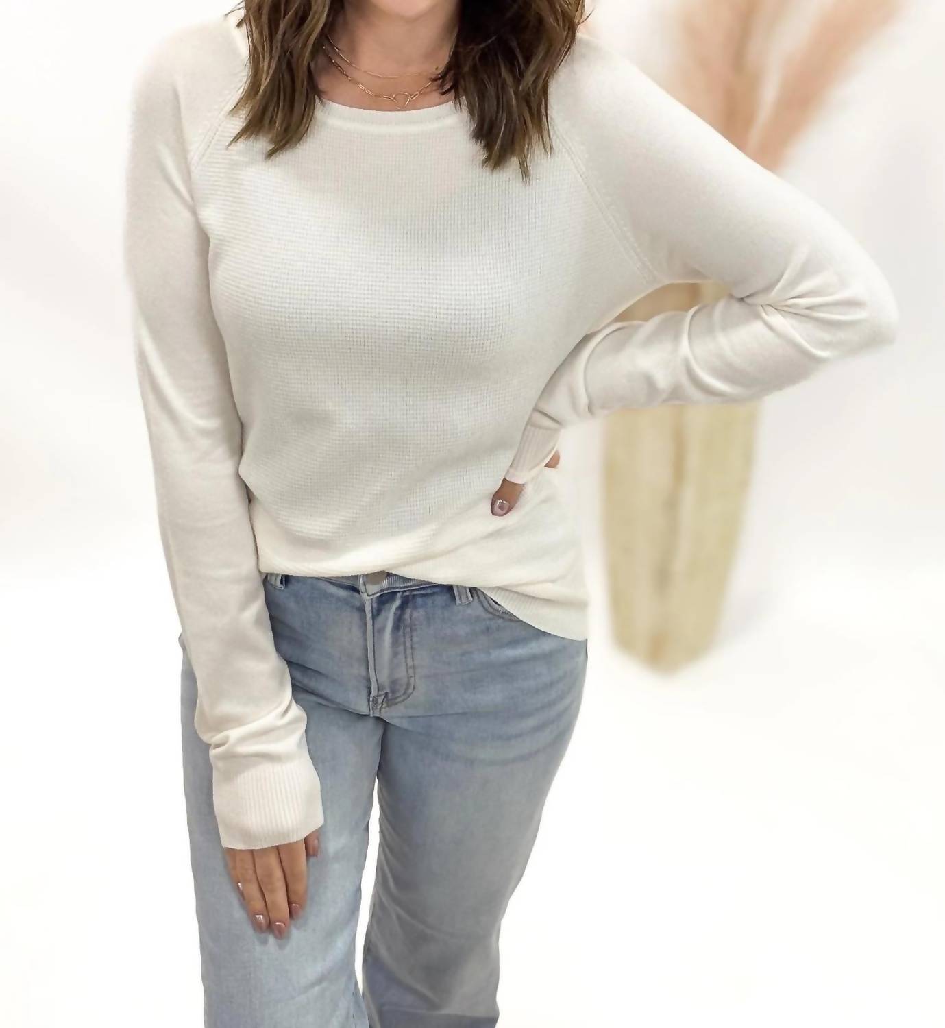 Staccato - Women's Waffle Sweater