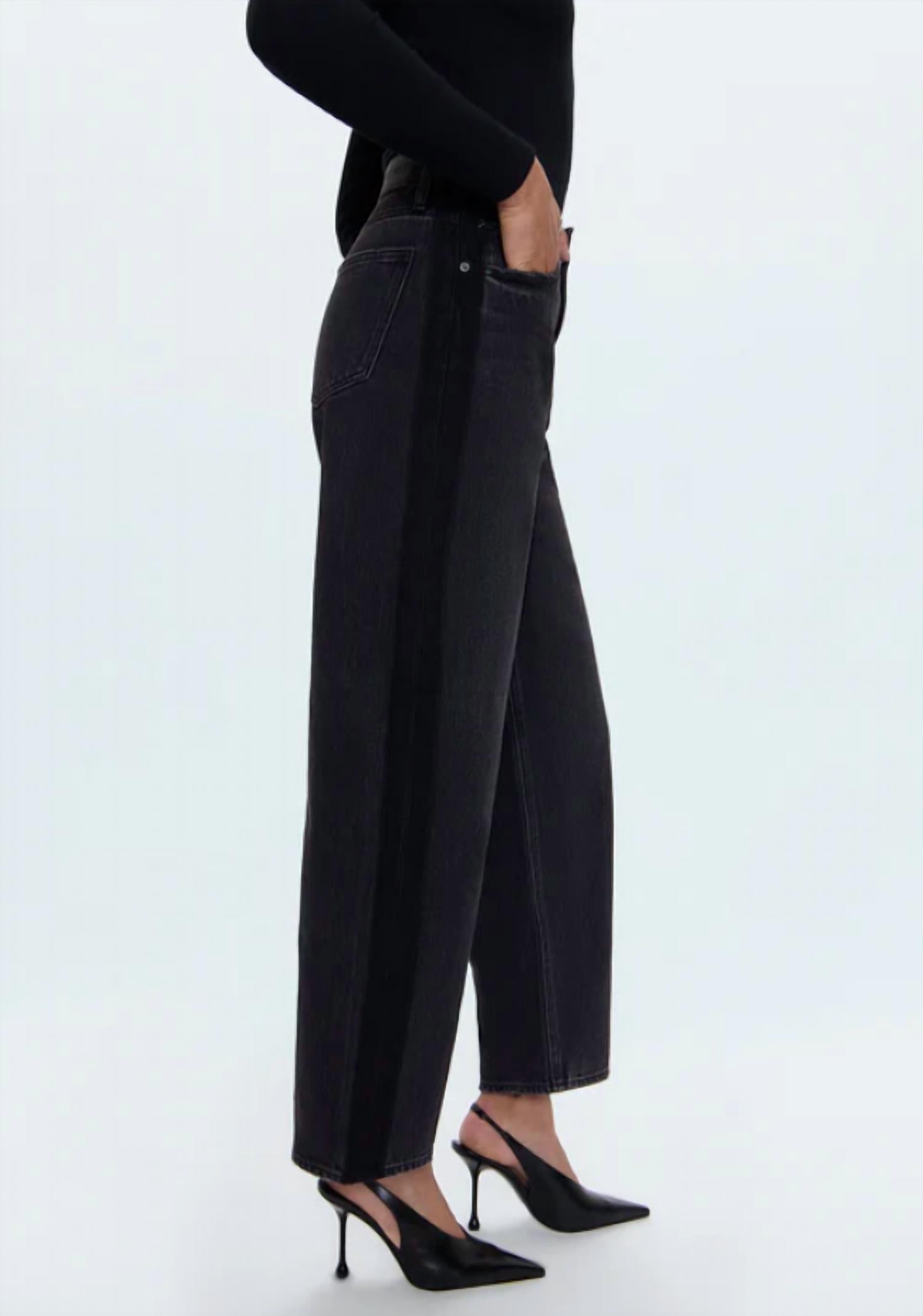 Pistola - Wes High Rise Barrel Jeans