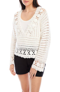 Fifteen Twenty - Nila Hand Crochet Sweater