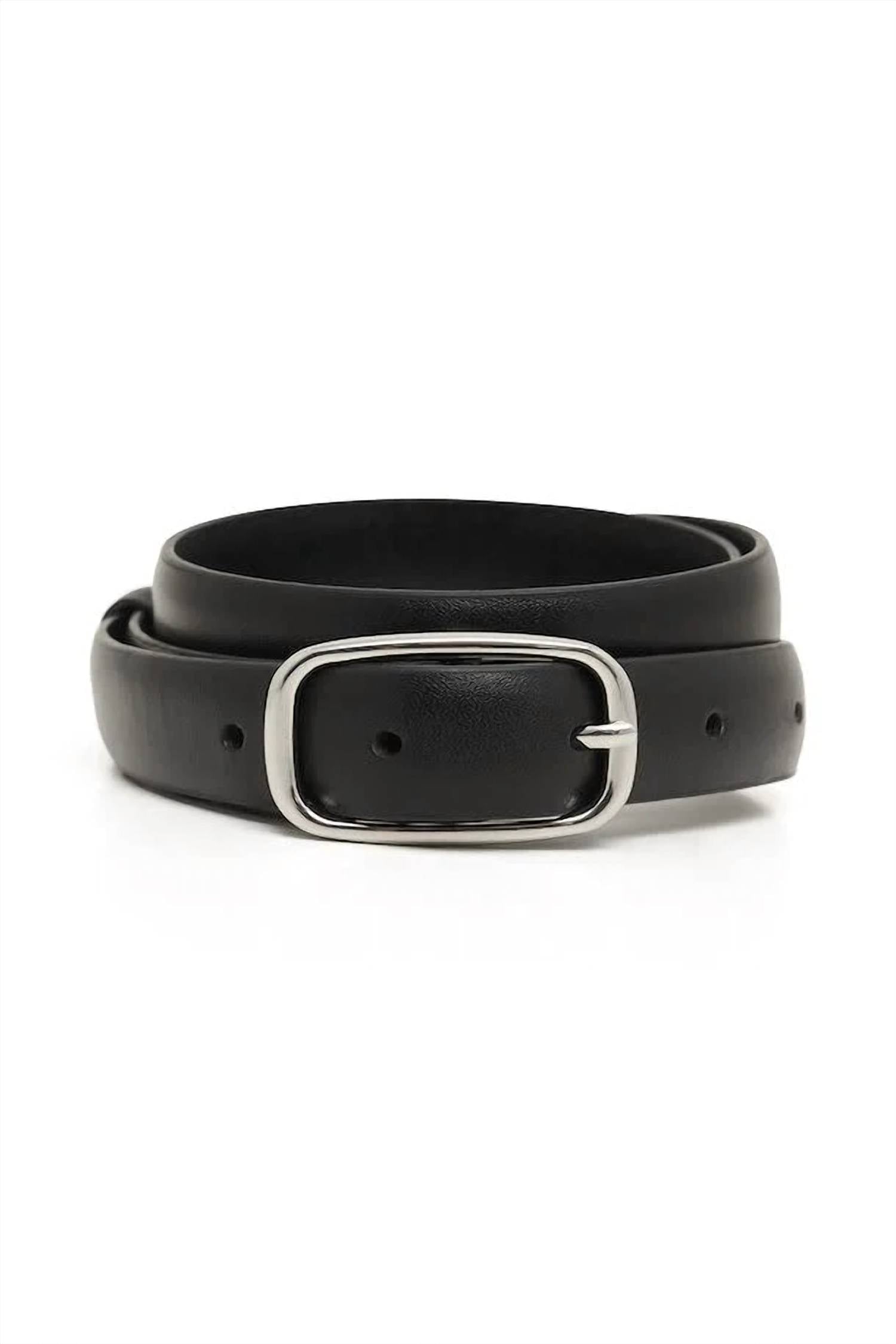 Part Two Women's Lican Leather Belt in black - women's accessory