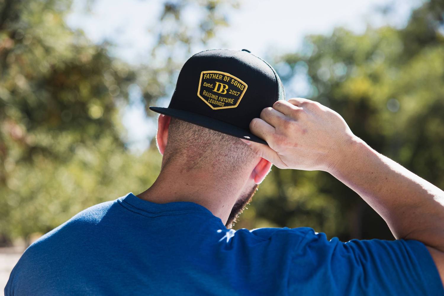 Dadbod Apparel - Men's Premium Active Father Of Sons Patch Hat