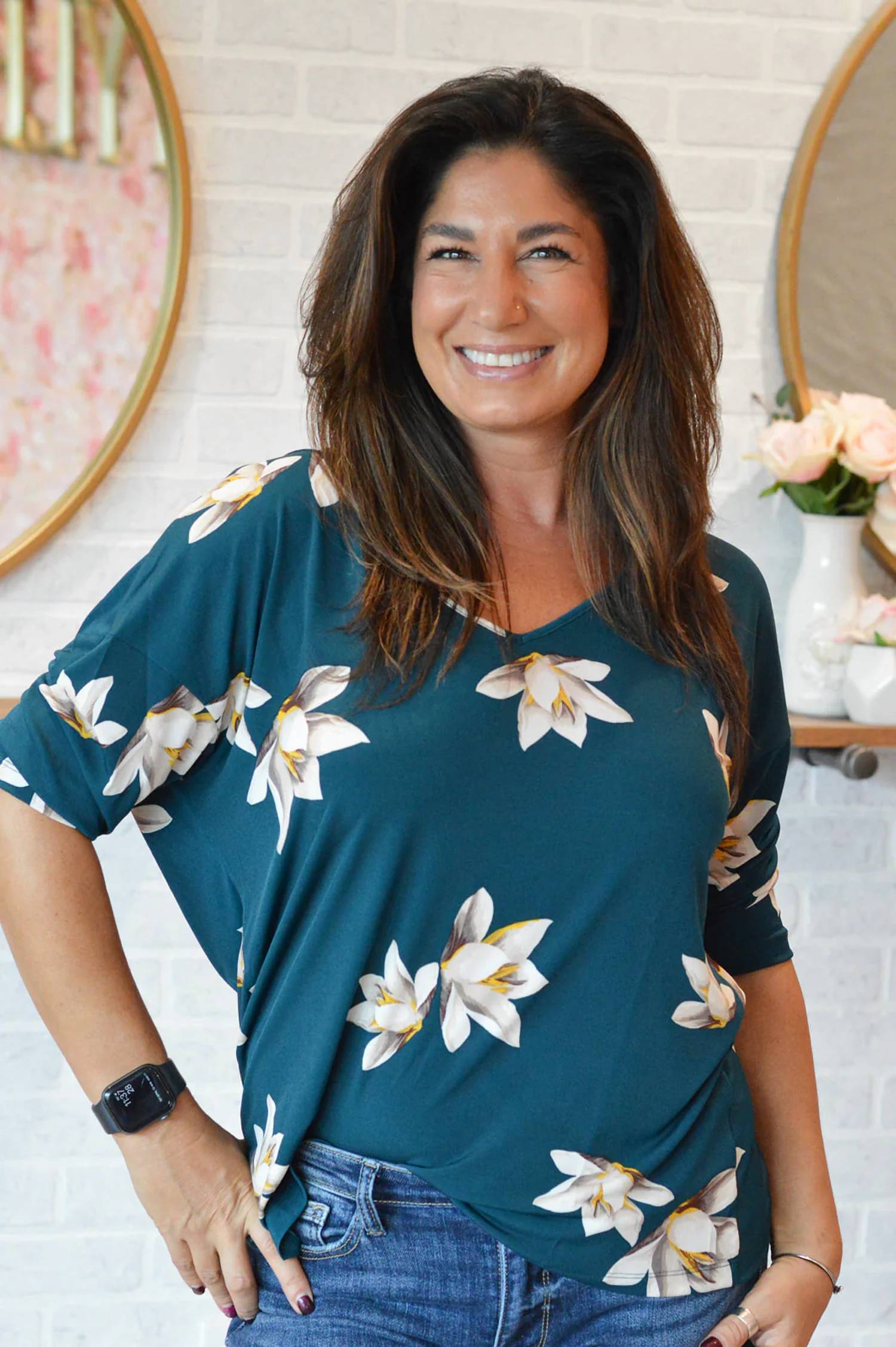 And The Why - Throw It In Reversible Twist Back Top