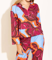 Alden Adair Paige Top in blossom - women's blouse - detail view