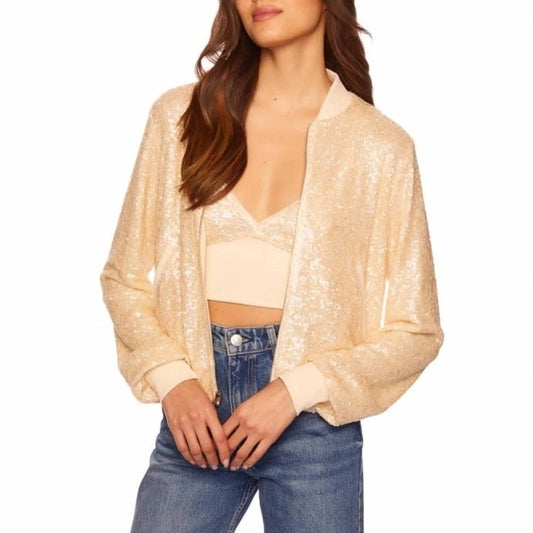 Susana Monaco - Sequin Bomber Jacket