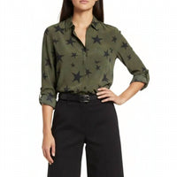 Rails - Star Print Kate Button Up Blouse