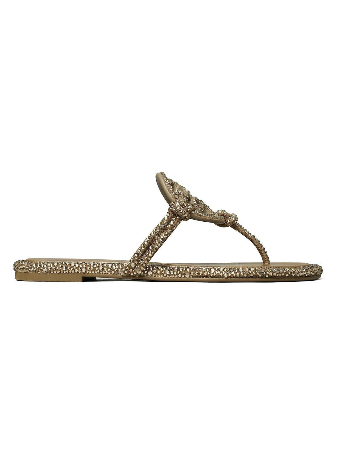 Tory Burch - Women's Miller Knotted Crystal Sandal