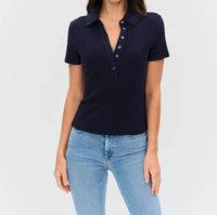 Six/Fifty - Simone Ribbed Polo