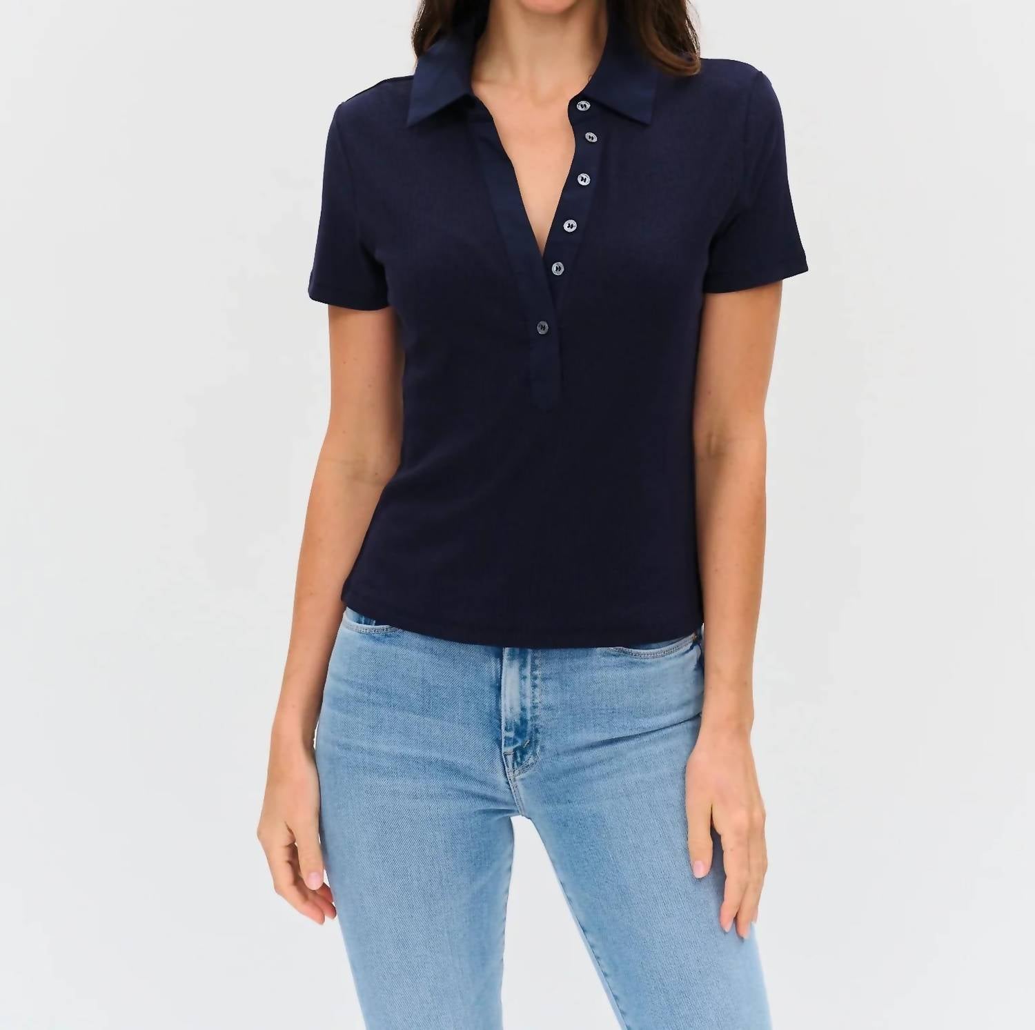 Six/Fifty - Simone Ribbed Polo