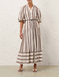 Zimmermann - Acacia Blouson Shirt Dress