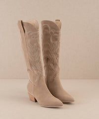 Oasis Society - Women's Samara Embroidered Western Tall Boot