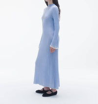Guest In Residence - Fine Stripe Mockneck Dress
