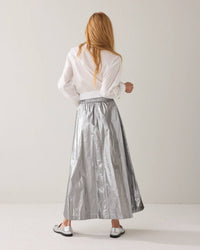 Summum - Cotton Polyester Blend Maxi Skirt