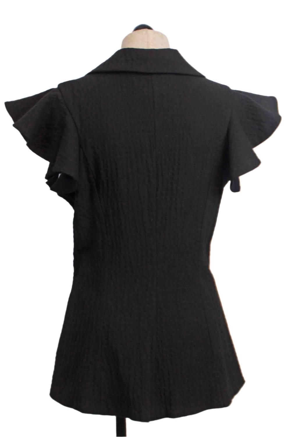 Baci - Women's Embossed Ruffle Vest