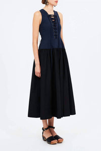 Ulla Johnson - Denia Color Block Midi Dress