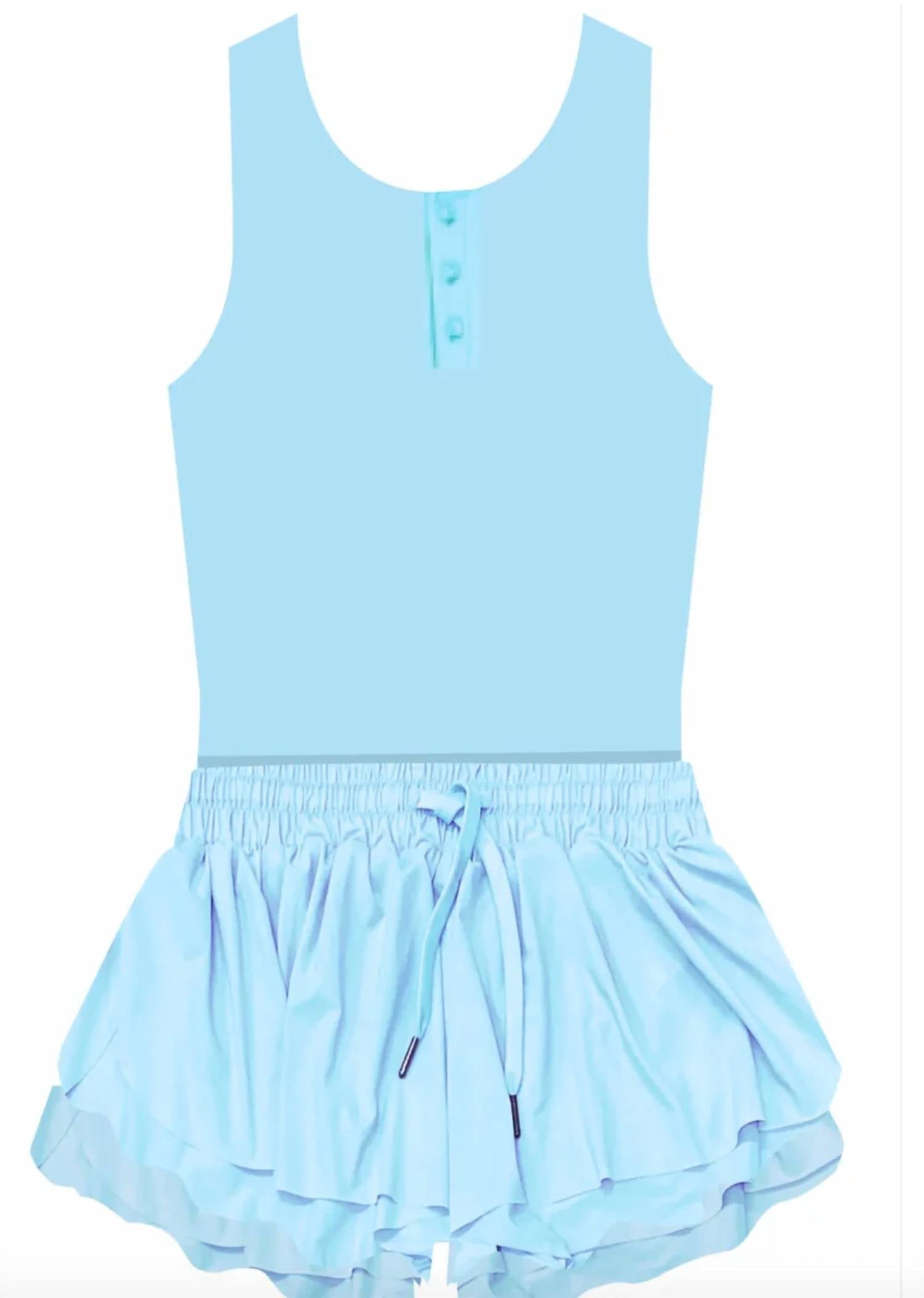 Tractr - GIRLS RACERBACK DANCE ROMPER