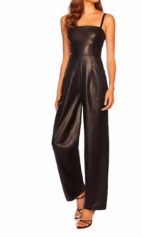 Susana Monaco - Faux Leather Tank Jumpsuit